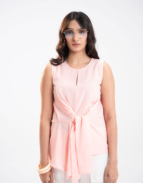 KNOTTED BLOUSE